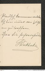 Nachlass Franz Steindachner, Brief von L. Weckbecker an Franz Steindachner (09.12.1907), Inv.Nr. 578.01, Seite 3